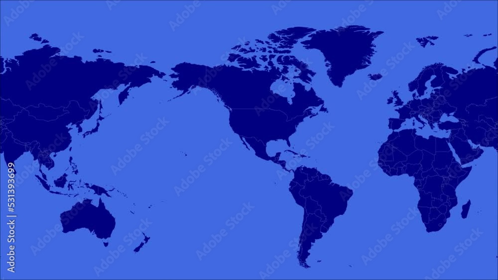 転回する世界地図 転回する世界地図