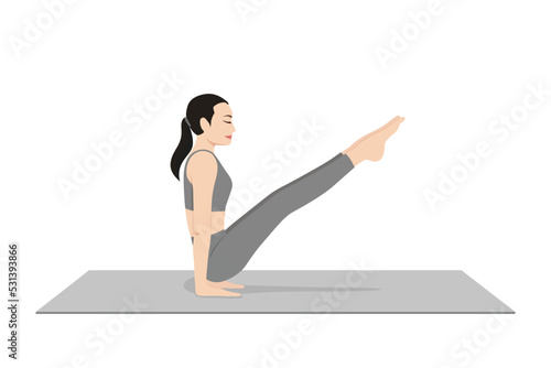 Elevated Boat Pose, Utthita Navasana