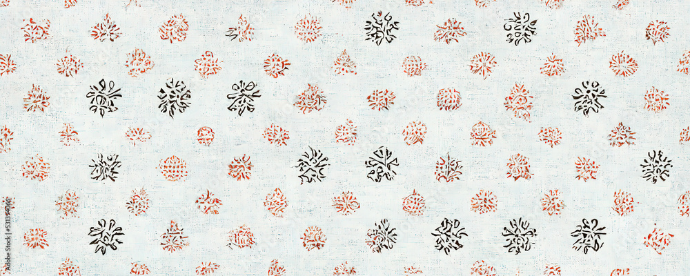 repeating pattern on the New Year theme in the form of snowflakes