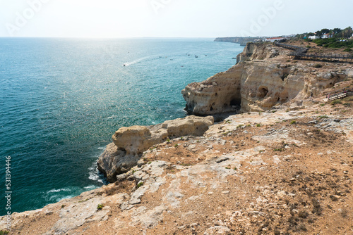 Algarve coast in Portugal