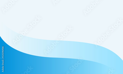 Blue curve background. Simple blue curve background for business. Applicable for Presentation, Covers, Placards, Posters and Banner 