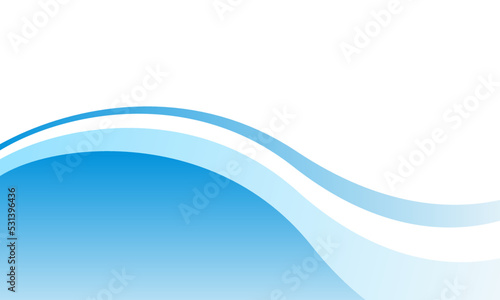 Simple blue curve background for business. Business brochure presentation. Applicable for Presentation, Covers, Placards, Posters and Banner	