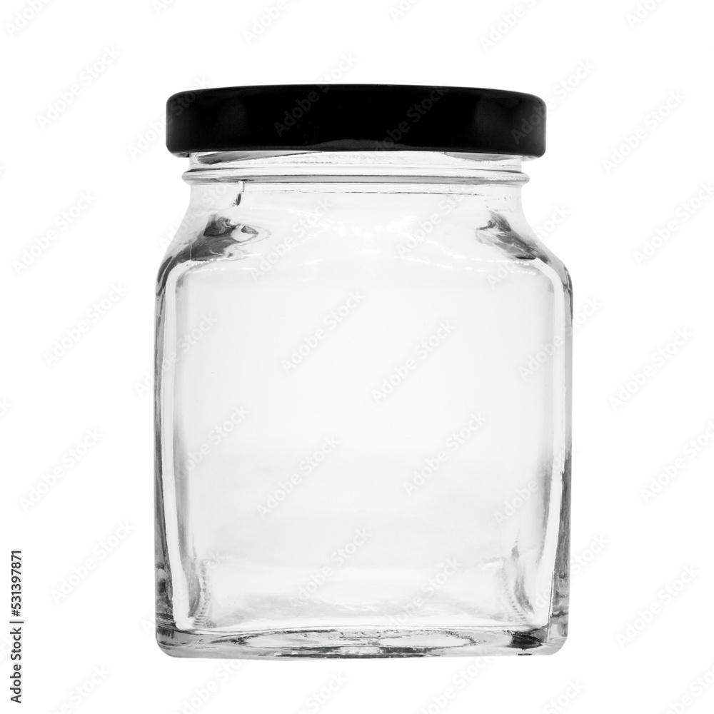 Empty Glass jar Empty Glass jar