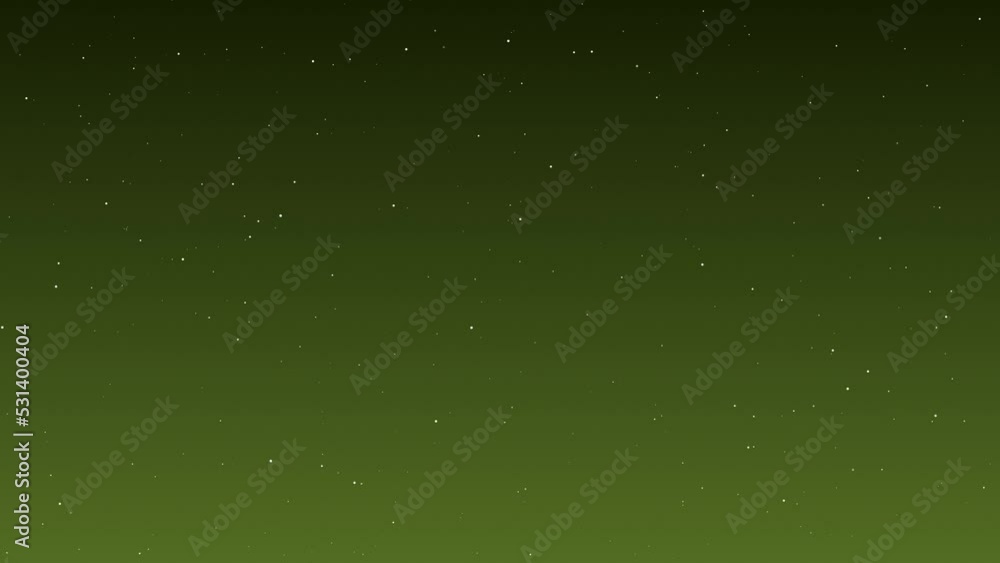 Green Night Sky With Twinkling Stars. Magical Sky As Background. Loop. 59,94 fps Green Night Sky With Twinkling Stars. Magical Sky As Background. Loop. 59,94 fps