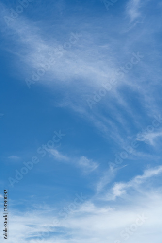 blue sky with clouds