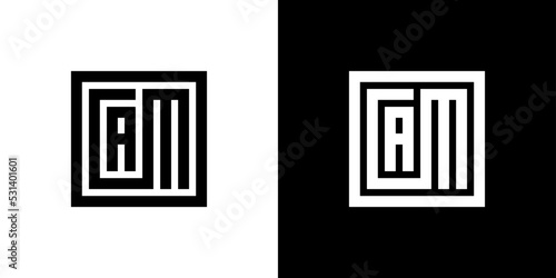 Letter CAM logo, Initial CAM monogram logo vector