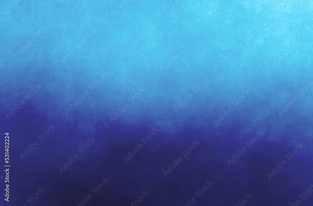Inky purple blue and cyan gradient background with hazy misty pattern and  grainy gritty painted texture with dark bottom edge and light top Stock  Illustration