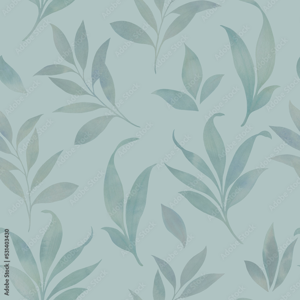 Pale green leaves on a pink background. abstract pattern of branches and leaves. Pale green leaves on a pink background. abstract pattern of branches and leaves.