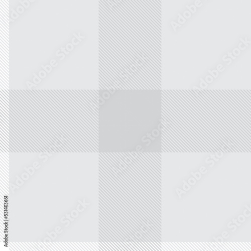 Fototapeta Naklejka Na Ścianę i Meble -  Monochrome Minimal Plaid textured Seamless Pattern