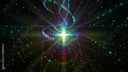 Wallpaper Mural space light cosmos spiral 4k Torontodigital.ca