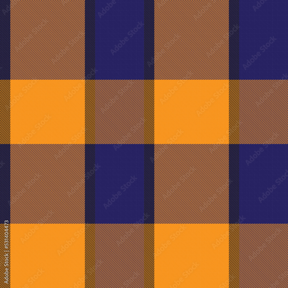 Orange Minimal Plaid textured Seamless Pattern