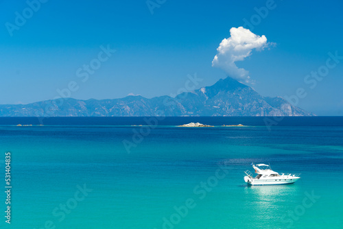 Sea coast at the summer