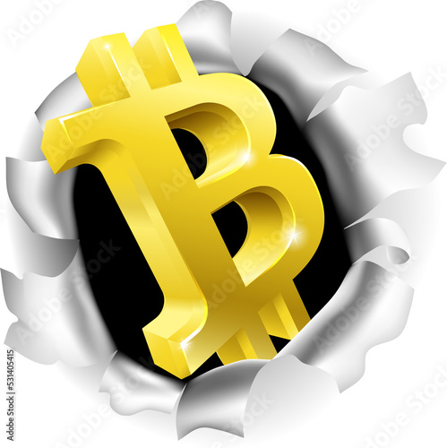Bitcoin Breaking Through Ba...