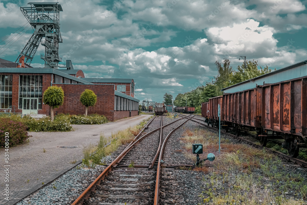 Obraz premium Travel Germany Route of industrial culture in the Ruhr area