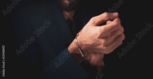 Tela Man with a expensive bracelet
