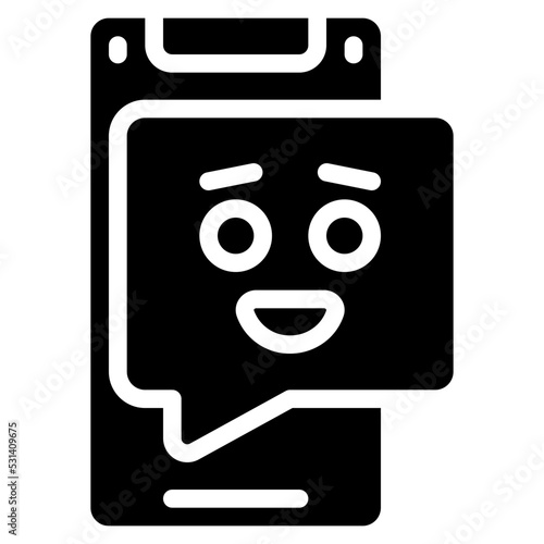 Send Happy Message Icon