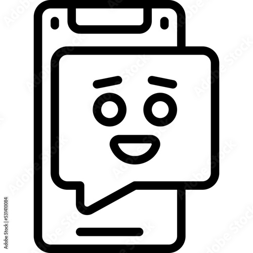 Send Happy Message Icon