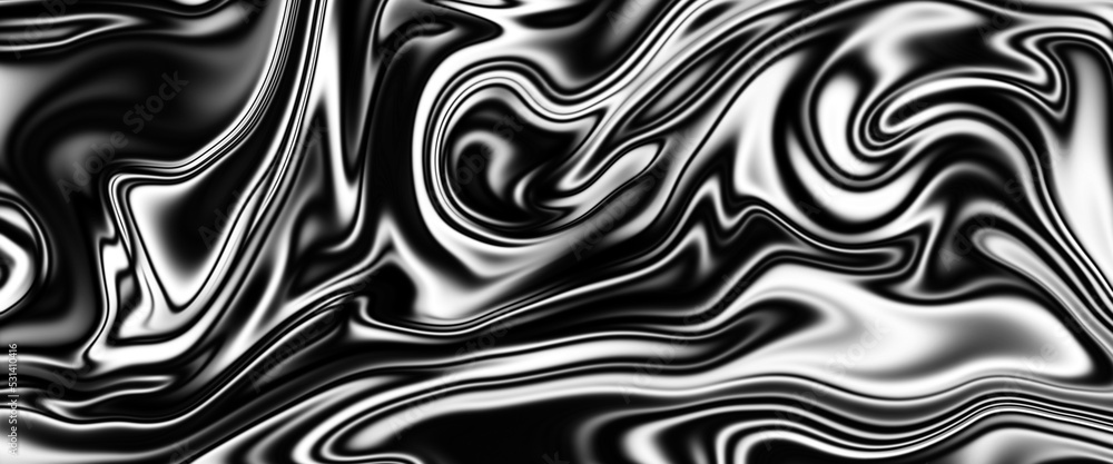 Fototapeta premium Black marble pattern texture. Beautiful black marble background pattern floor stone. Dark cement, concrete grunge. Colorful and fancy colored liquify background. Glossy liquid acrylic paint texture.