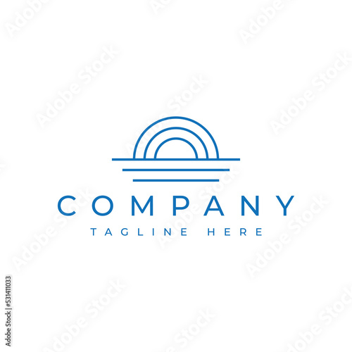 minimalist igloo logo design