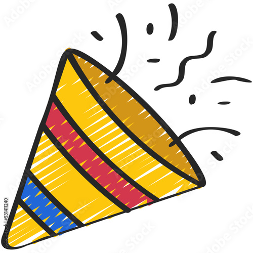 Party Popper Celebration Icon