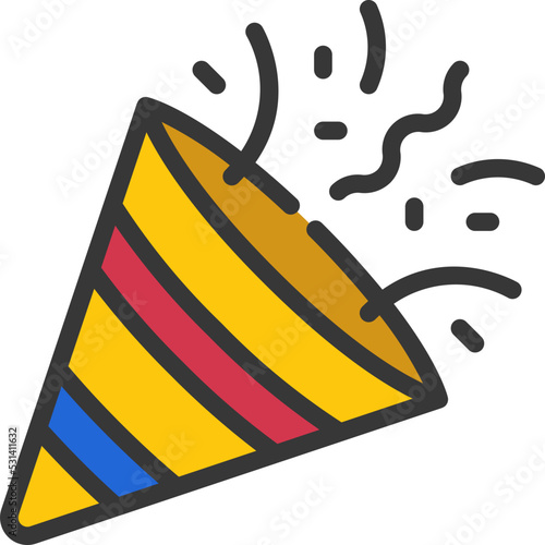 Party Popper Celebration Icon