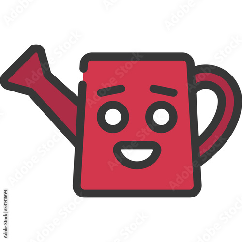 Happy Watering Can Icon