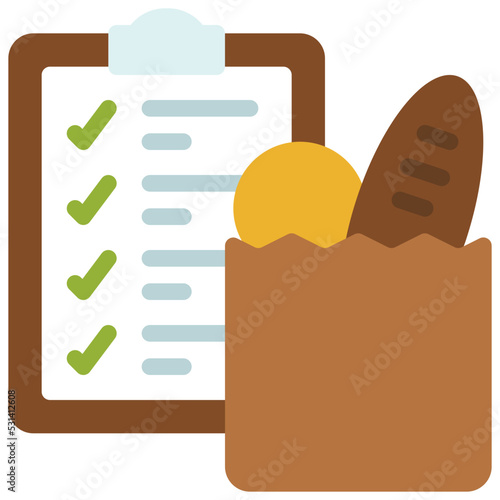 Groceries List Icon