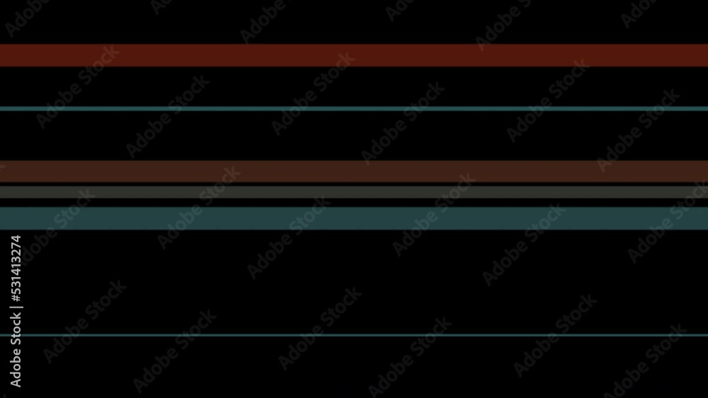 Black background with pastel colors that flow smoothly from top to bottom.