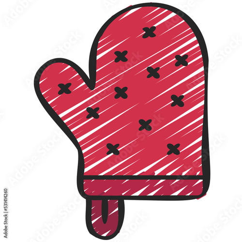 Oven Glove Icon