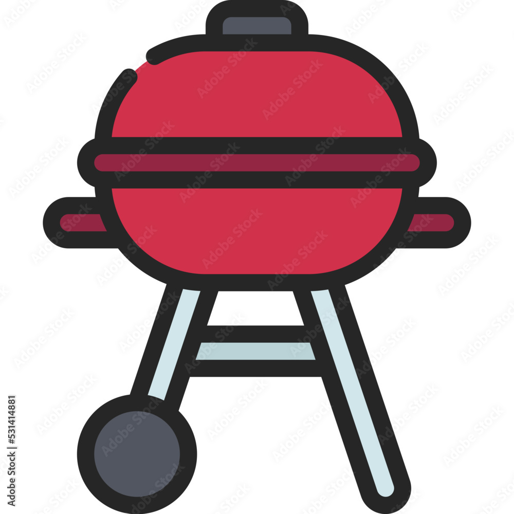 BBQ Grill Icon BBQ Grill Icon
