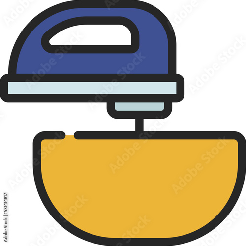 Hand Whisk Mixing Icon