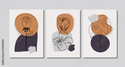 Modern Minnimalist Print Art  Design Mid Century Minimalist Contemporary Look