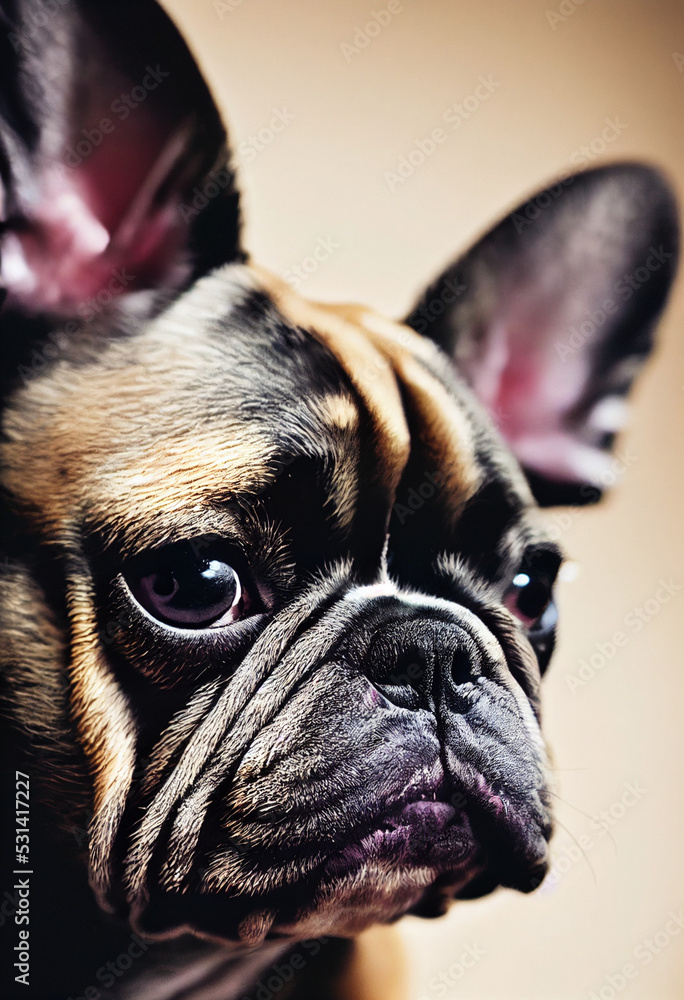 French bulldog portrait 3