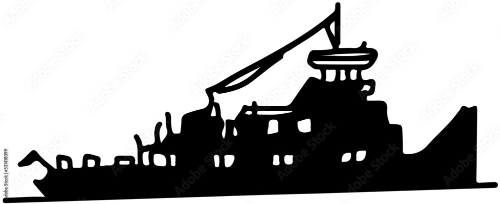 Obraz premium types of sea and river boats ground effect vehicle in vector