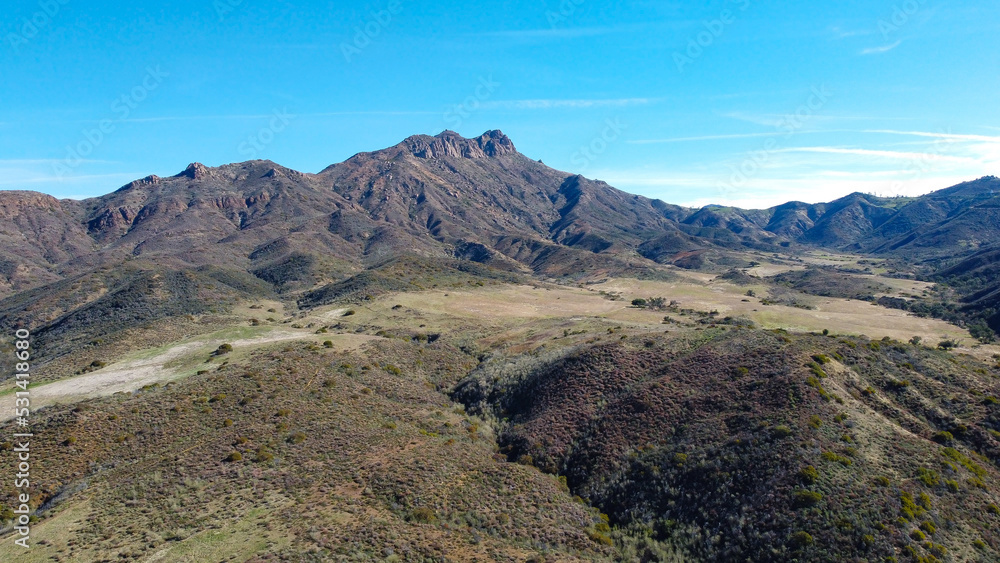 Boney Ridge from Serrano Valley, Santa Monica Mountains