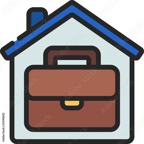 Work At Home Icon