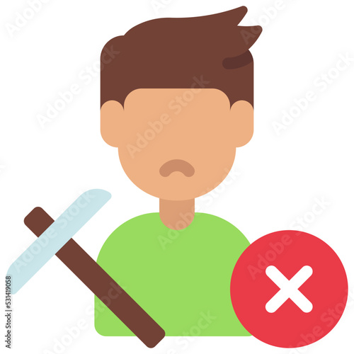 No Child Labour Icon