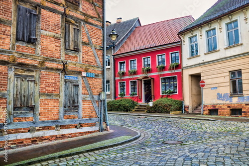 Obraz na płótnie altentreptow, deutschland - altstadt w salonie