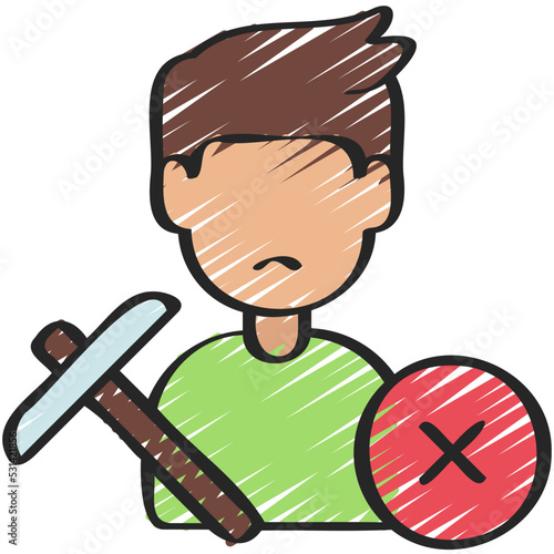 No Child Labour Icon
