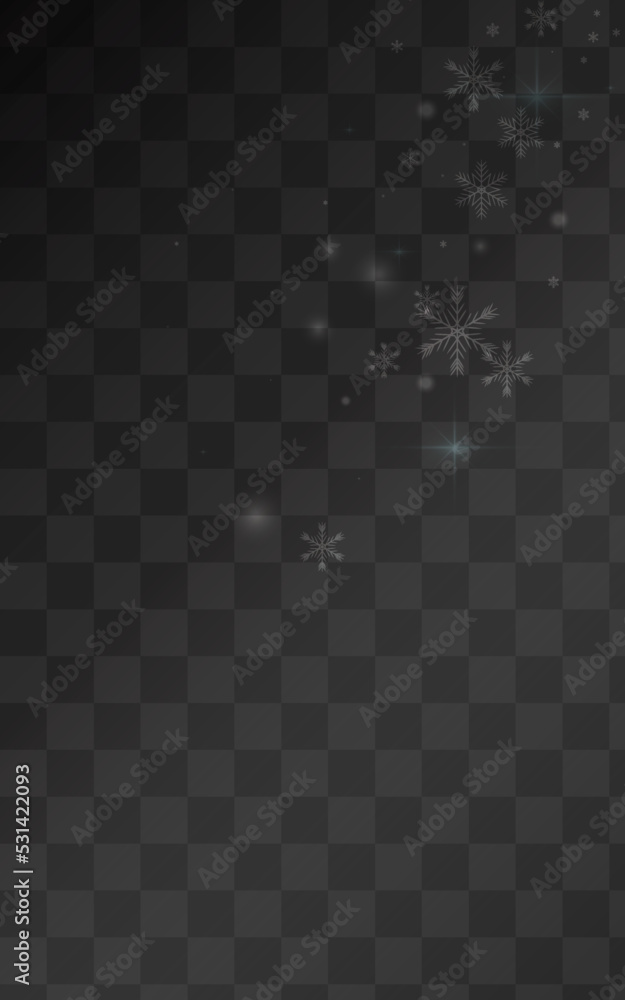 White Snowflake Vector Transparent Background. White Snowflake Vector Transparent Background.