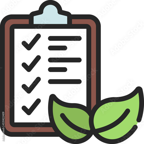 Sustainable Checklist Icon