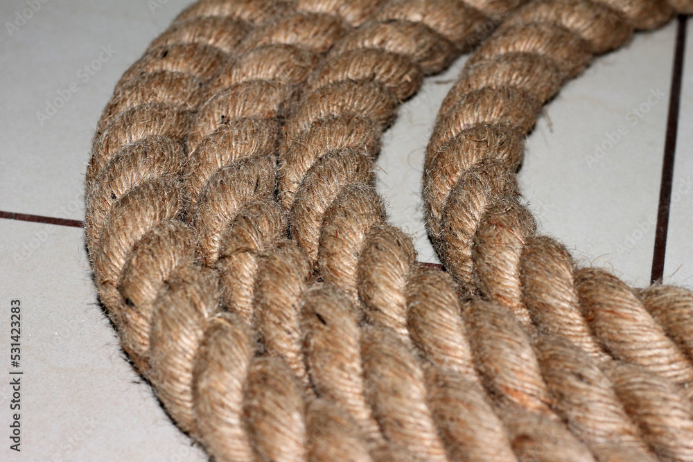 knot on a rope knot on a rope