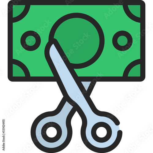 Cut Costs Icon