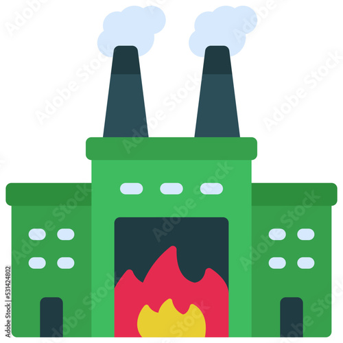 Incineration Plant Icon