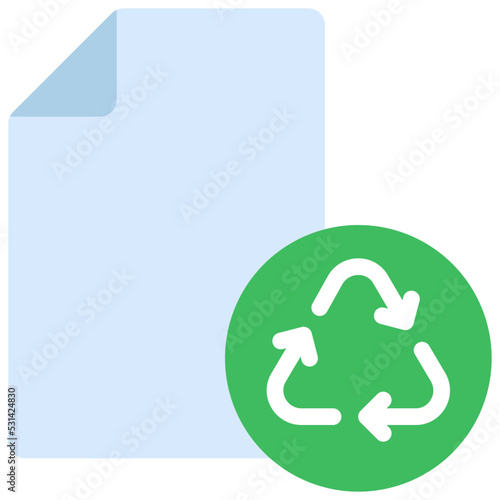 Recycled Paper Icon
