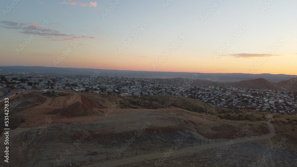 Namibia Informal Settlement Scenery
