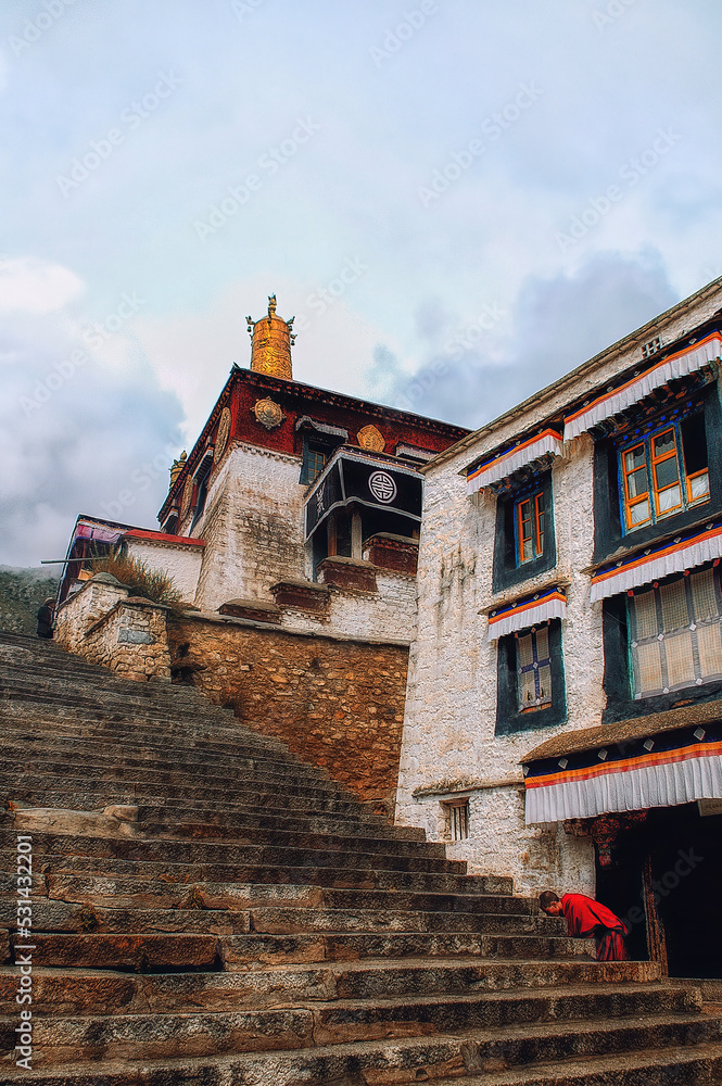 Sera Monastery in Tibet