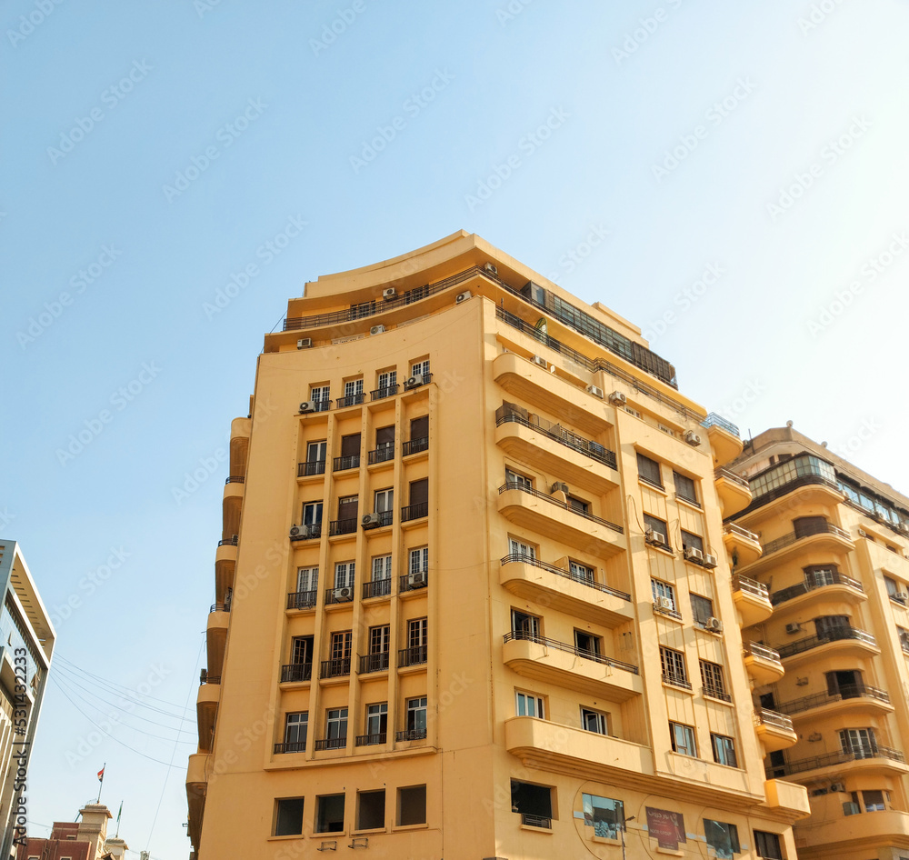 Old Iconic Building at Downtown Cairo, Egypt Old Iconic Building at Downtown Cairo, Egypt