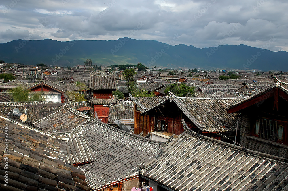 the Old Town of Lijiang. the Old Town of Lijiang.