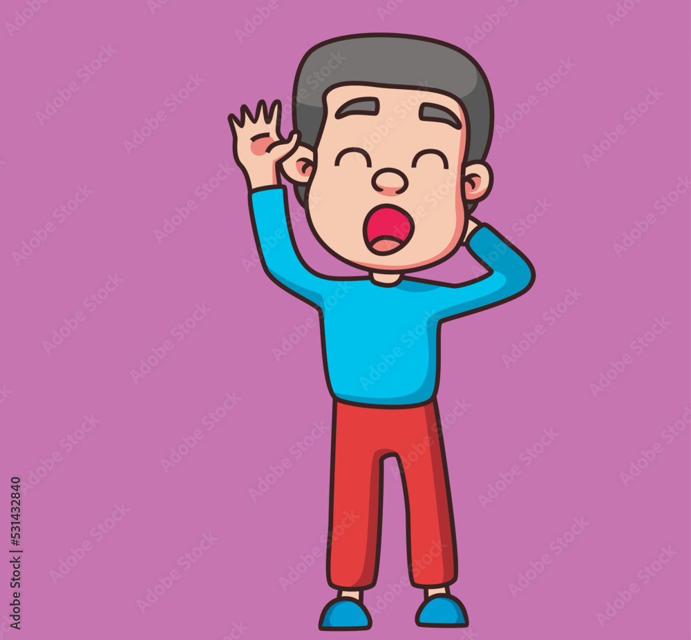 sleepy little boy cartoon illustrationtemplate ss.cdr sleepy little boy cartoon illustrationtemplate ss.cdr